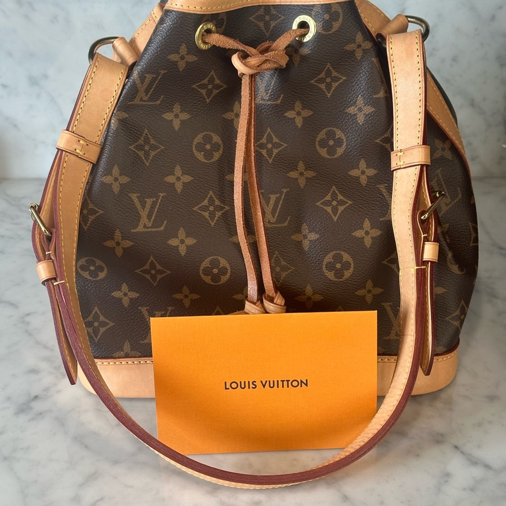 Louis Vuitton Tan and Brown Monogram Shoulder Bag